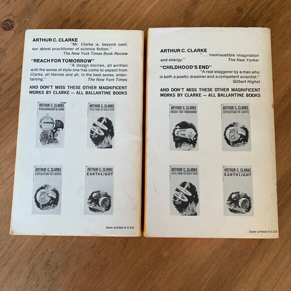 Arthur C Clarke Reach For Tomorrow Childhood's End 1969 Ballantine SciFi PB - Picture 2 of 16